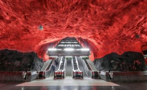 Галерея под землей: красоты Стокгольмского метрополитена