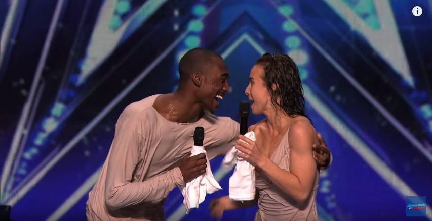 Freckled Sky Howard Stern Hits Golden Buzzer for Dance Duo