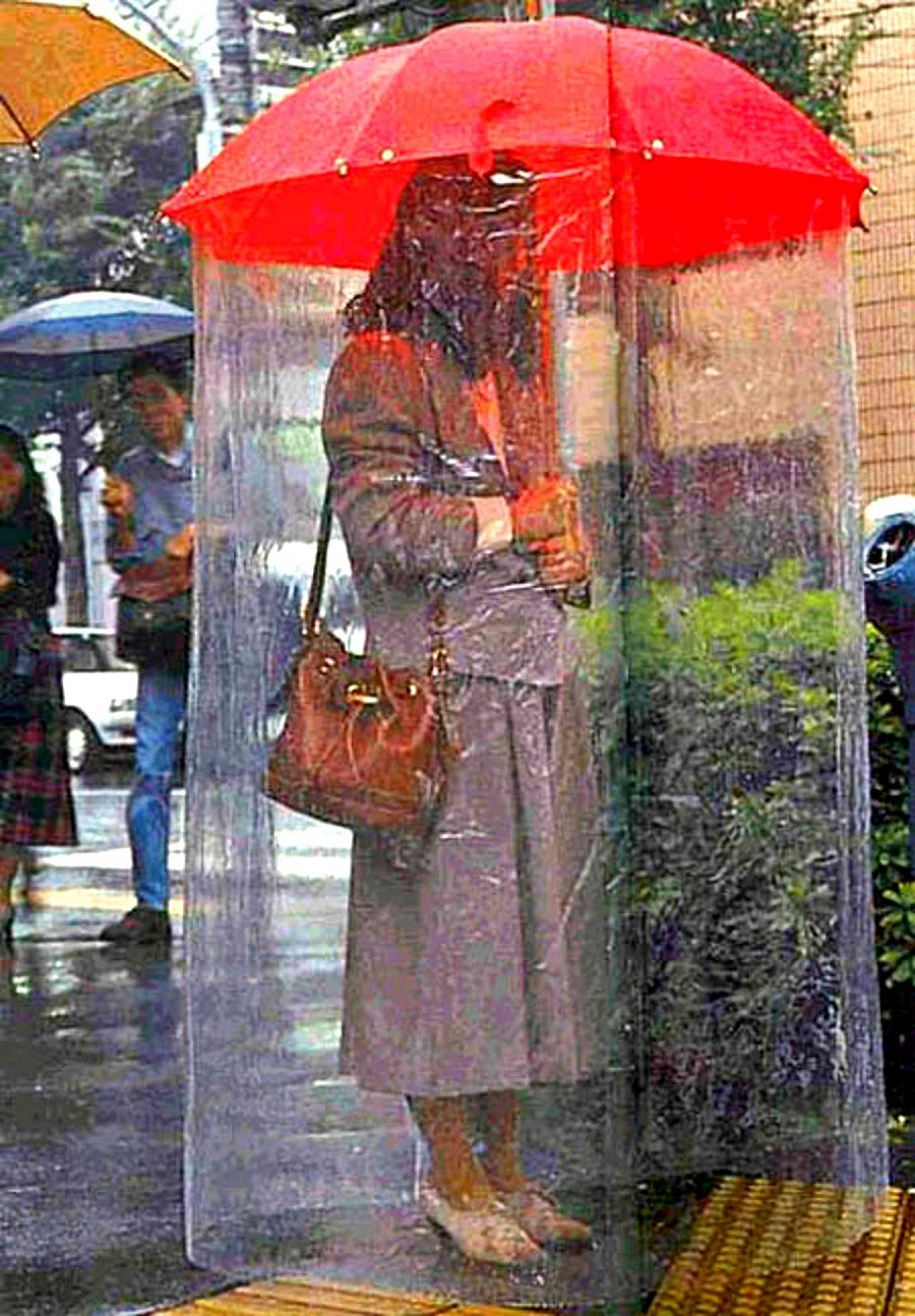 зонт для всего тела