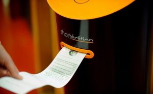 Short Édition: французские торговые автоматы выдают рассказы, вместо снэков