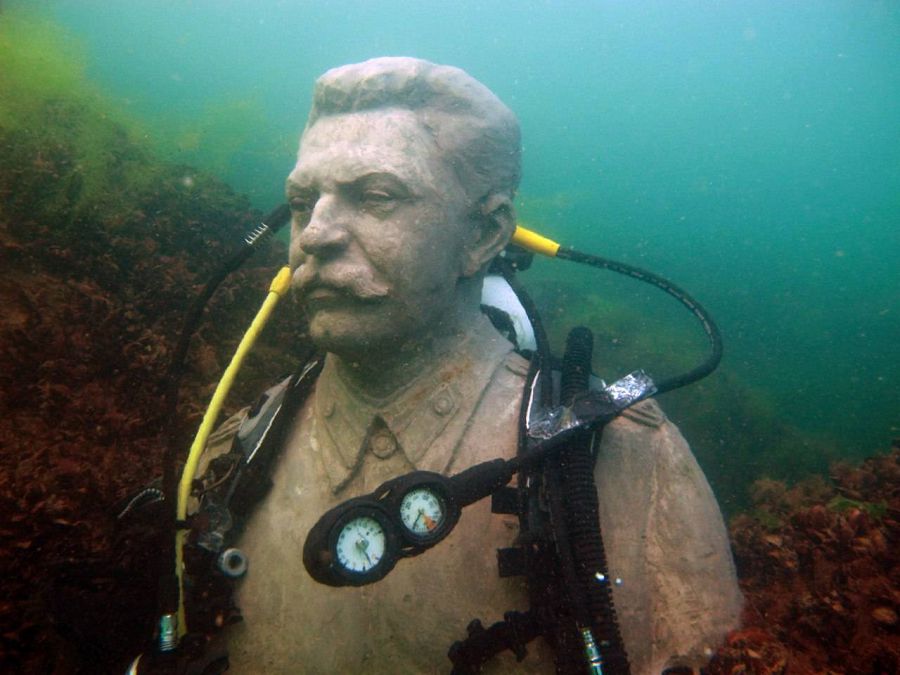 Музей подводных скульптур в Атлантическом океане