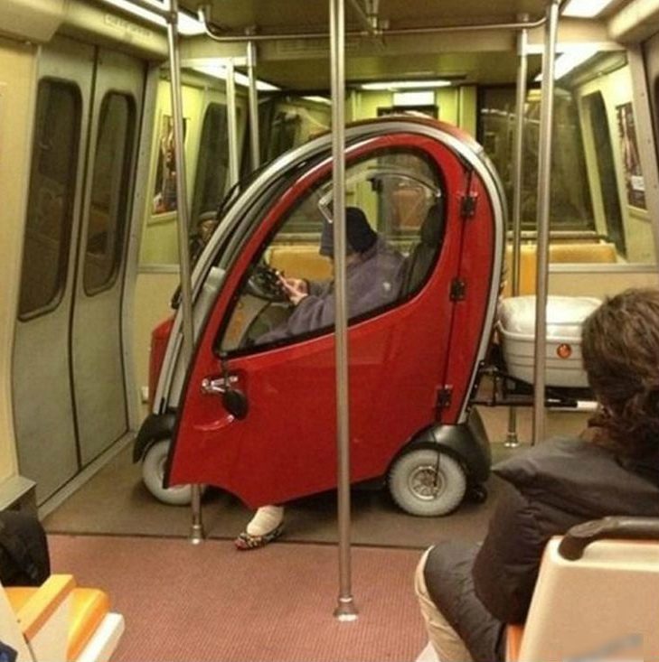 Безумные пассажиры общественного транспорта