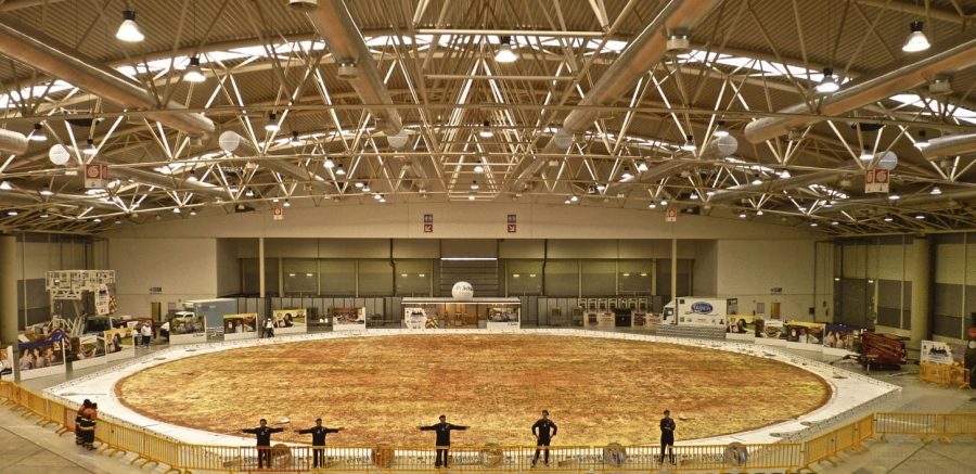 самая большая в мире пицца