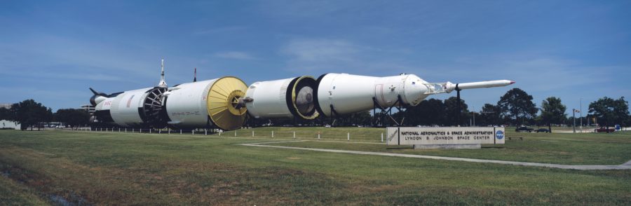 The rocket Saturn V