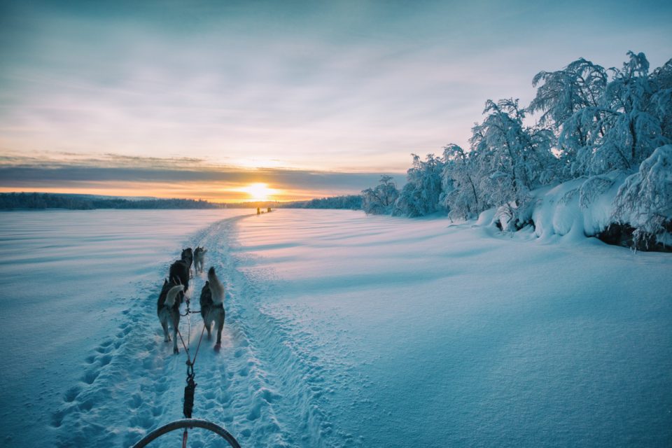 настоящая зима в финляндии