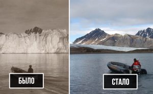 7 ужасных фотографий ледников Арктики. Как изменился климат за 100 лет