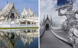 Белый Храм в Таиланде, похоже, спустился с небес